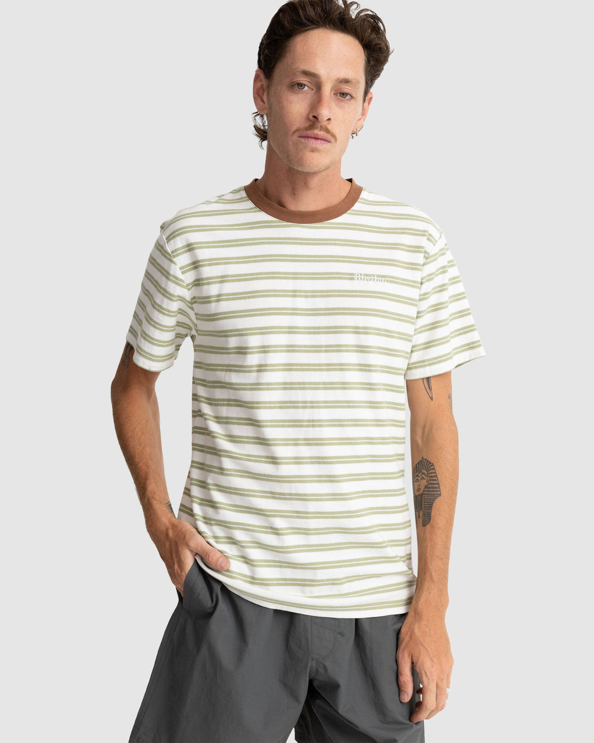 MENS EVERYDAY STRIPE SHORT SLEEVE T-SHIRT