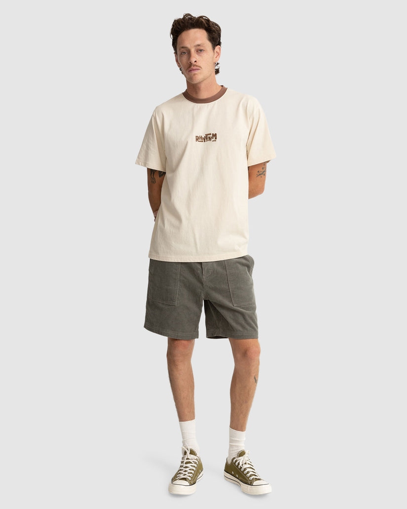 MENS EMBROIDERED SHORT SLEEVE T-SHIRT
