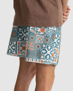 Mens Tile Beach Walkshorts