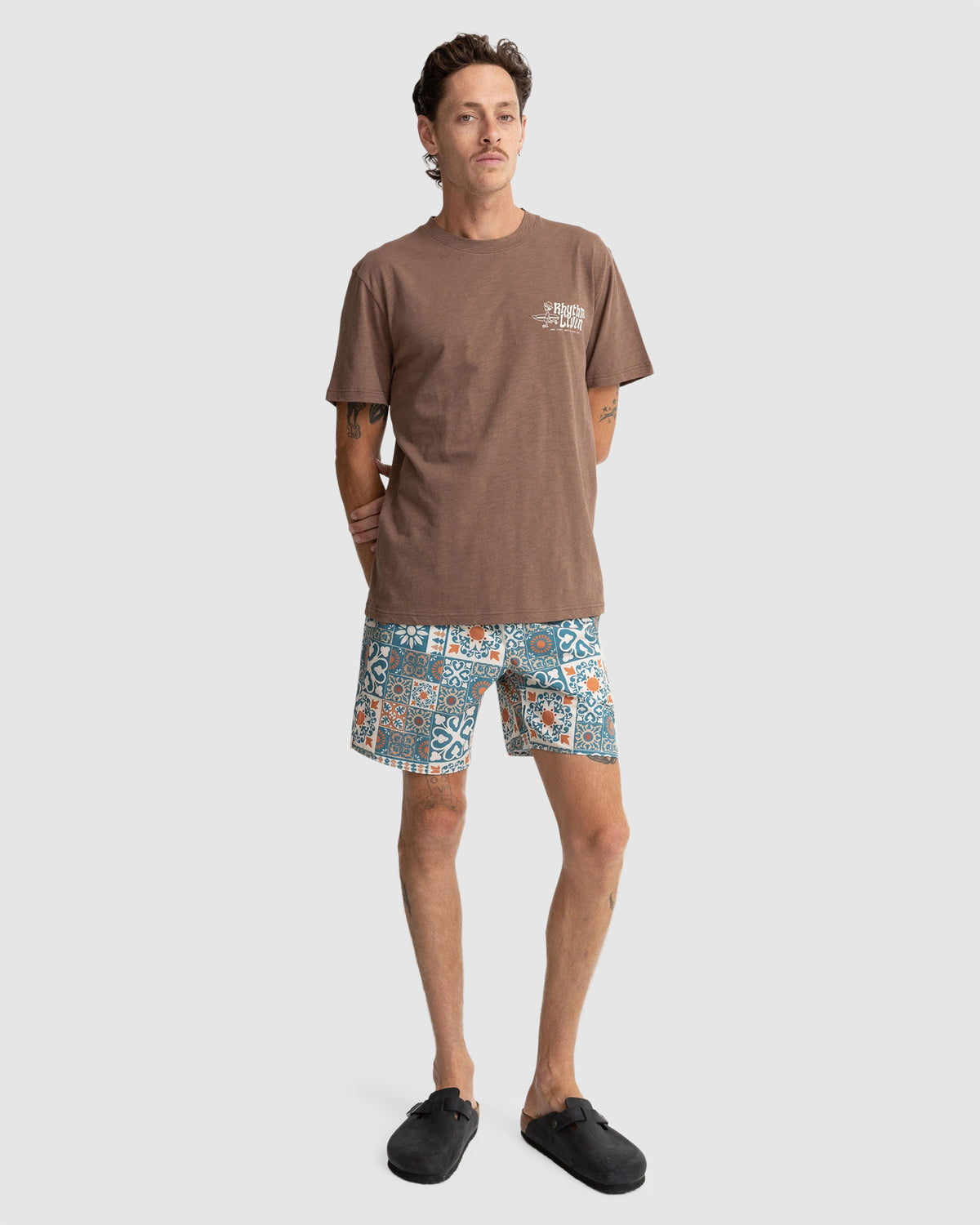 Mens Tile Beach Walkshorts