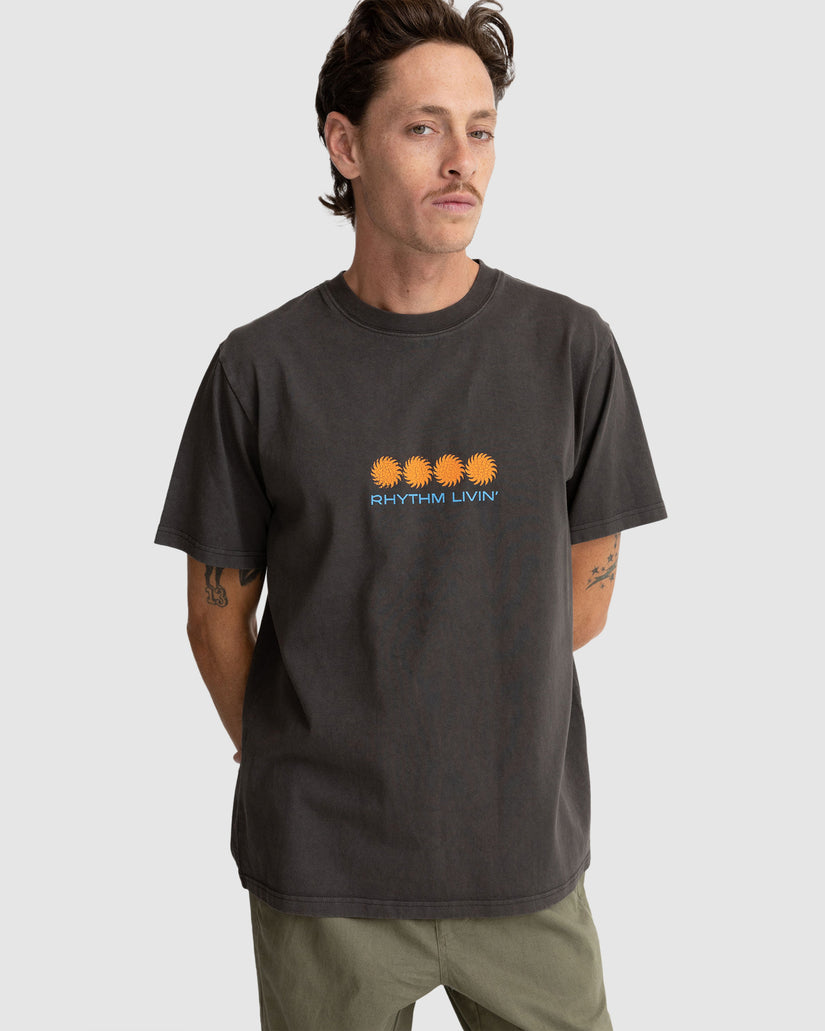 MENS SETTING VINTAGE SHORT SLEEVE T-SHIRT