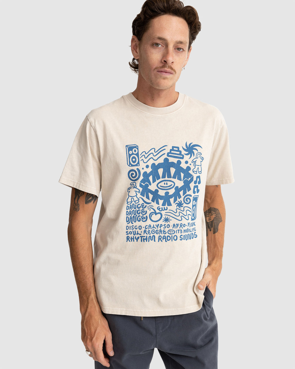 MENS DANCE VINTAGE SHORT SLEEVE T-SHIRT