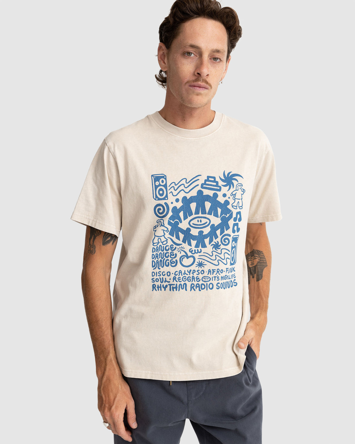 MENS DANCE VINTAGE SHORT SLEEVE T-SHIRT