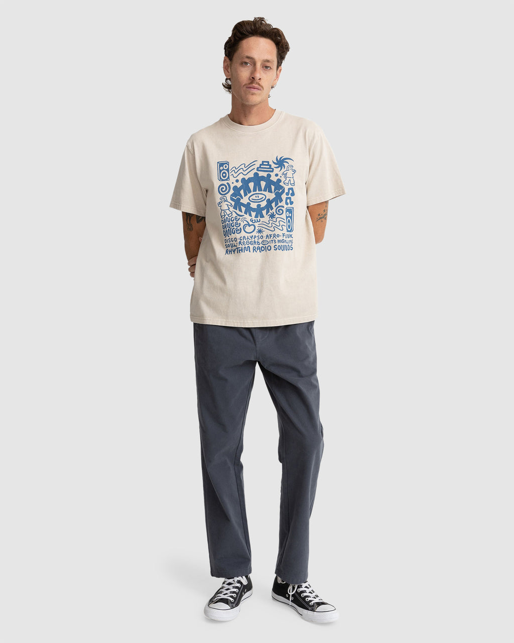 MENS DANCE VINTAGE SHORT SLEEVE T-SHIRT