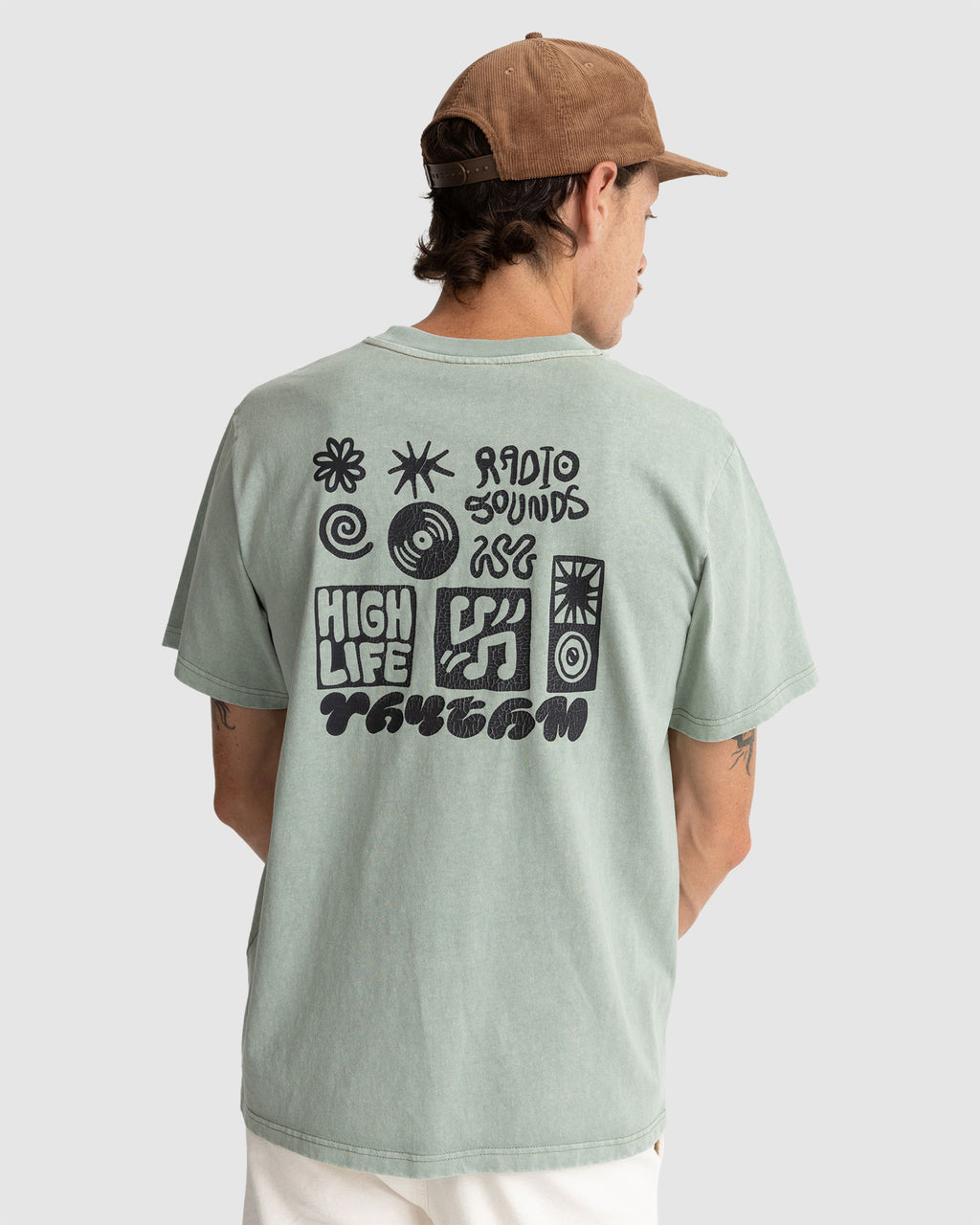 MENS HIGH LIFE VINTAGE SHORT SLEEVE T-SHIRT