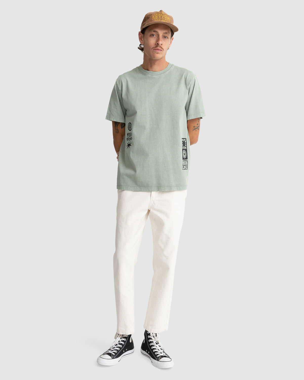 MENS HIGH LIFE VINTAGE SHORT SLEEVE T-SHIRT