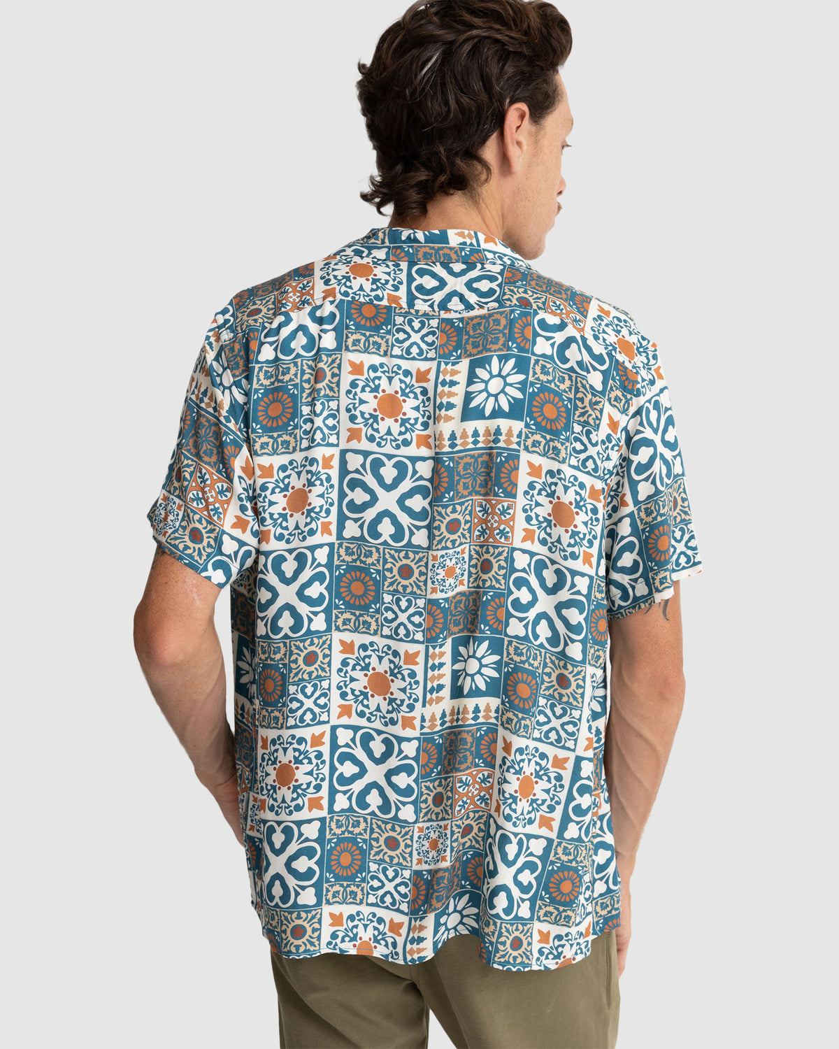 MENS TILE SHORT SLEEVE SHIRT
