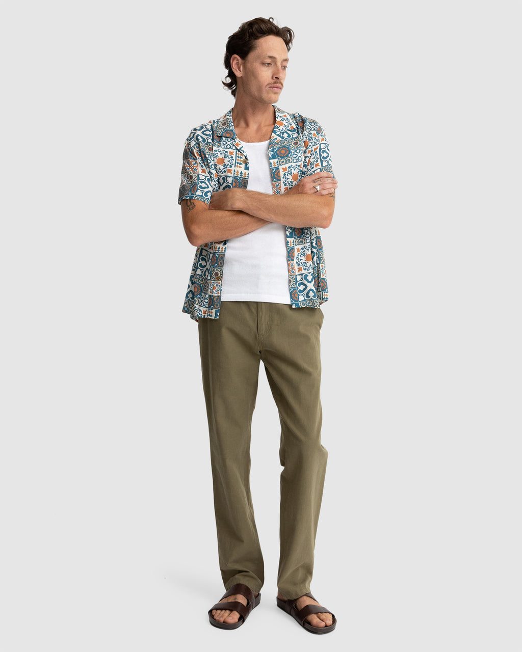 MENS TILE SHORT SLEEVE SHIRT