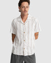 MENS VACATION STRIPE SHORT SLEEVE SHIRT