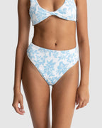 WOMENS GRACE FLORAL HI WAIST BIKINI BOTTOMS