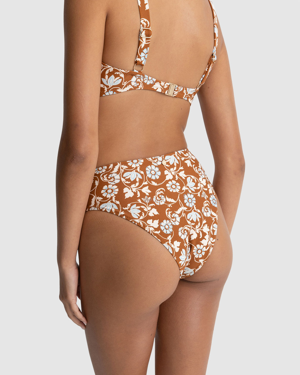 WOMENS HIGHLAND PAISLEY HOLIDAY BIKINI BOTTOMS