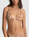 WOMENS HIGHLAND PAISLEY SLIDE TRIANGLE BIKINI TOP