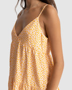WOMENS MARLEY FLORAL TIERRED MINI DRESS