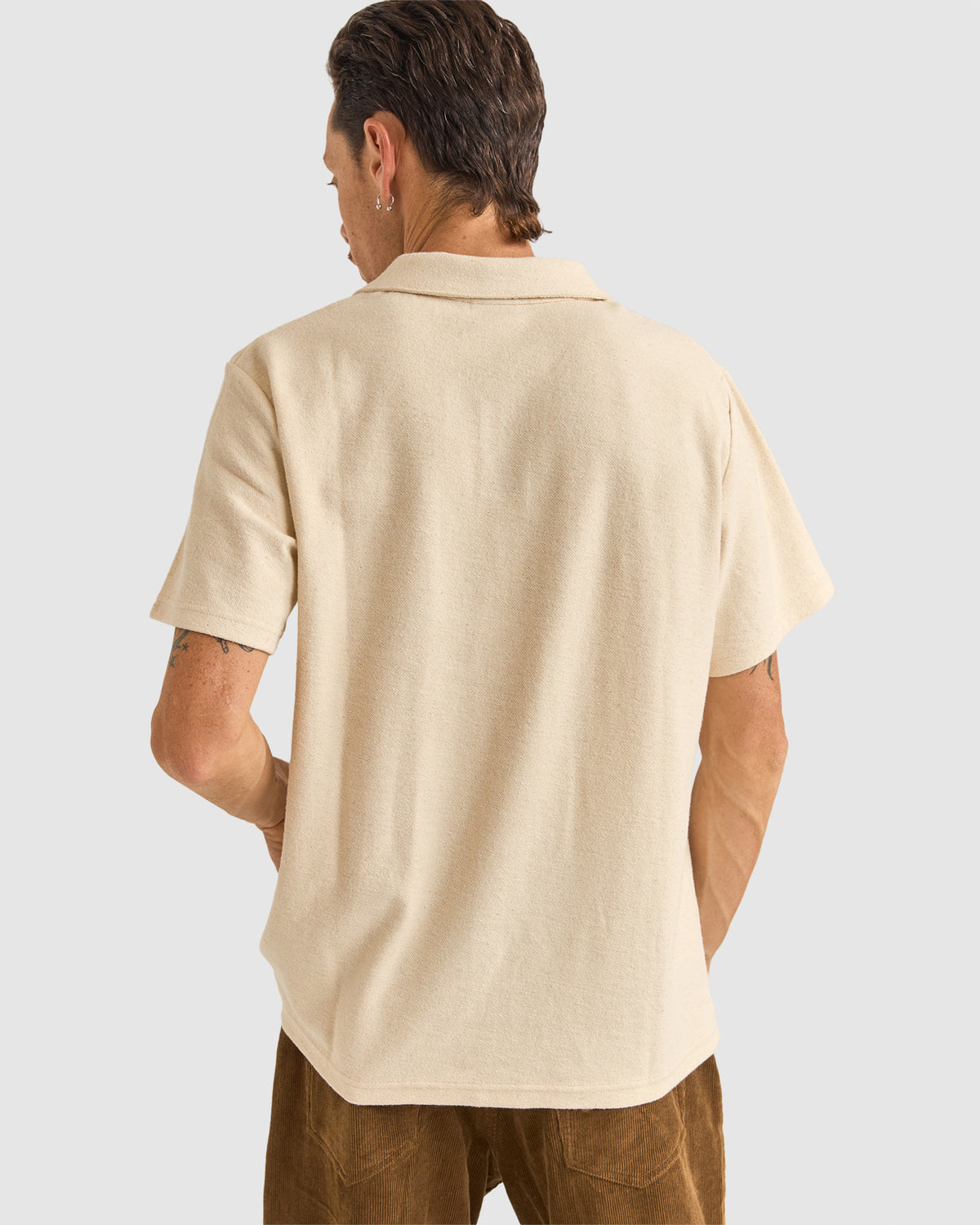 MENS VINTAGE TERRY POLO SHIRT