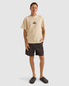 MENS EMBROIDERED VINTAGE TERRY SHORT SLEEVE T-SHIRT