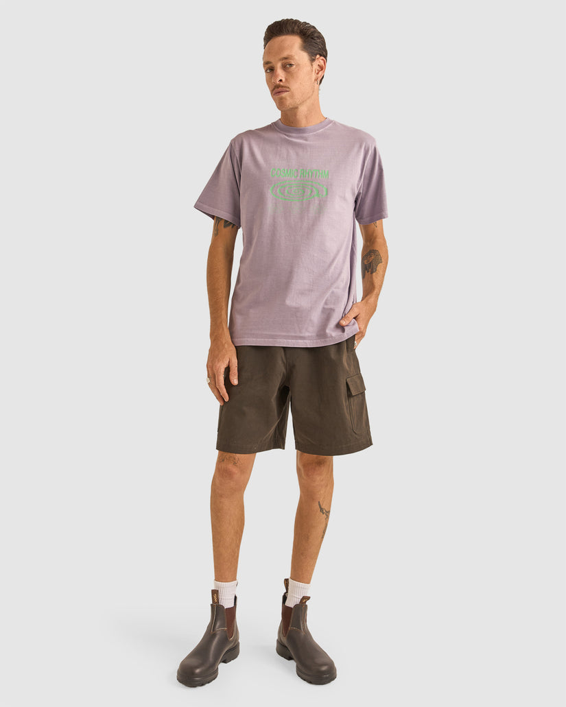 MENS SWIRL VINTAGE SHORT SLEEVE T-SHIRT