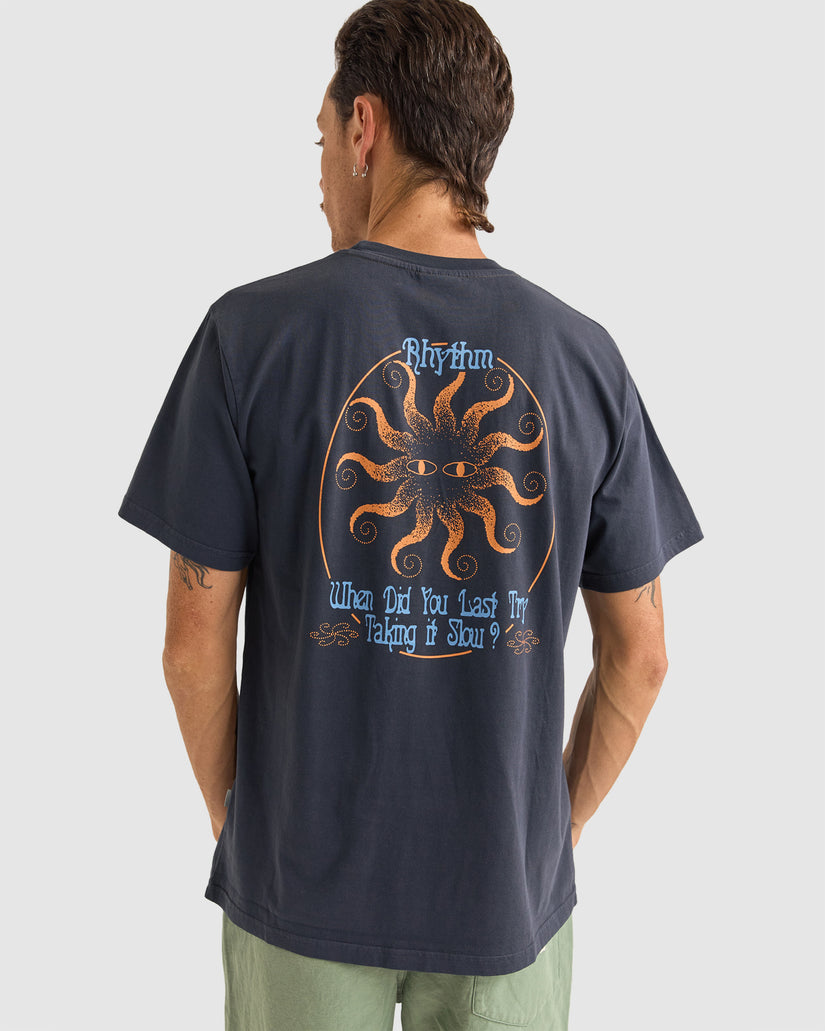 Mens Sun Vintage T-Shirt