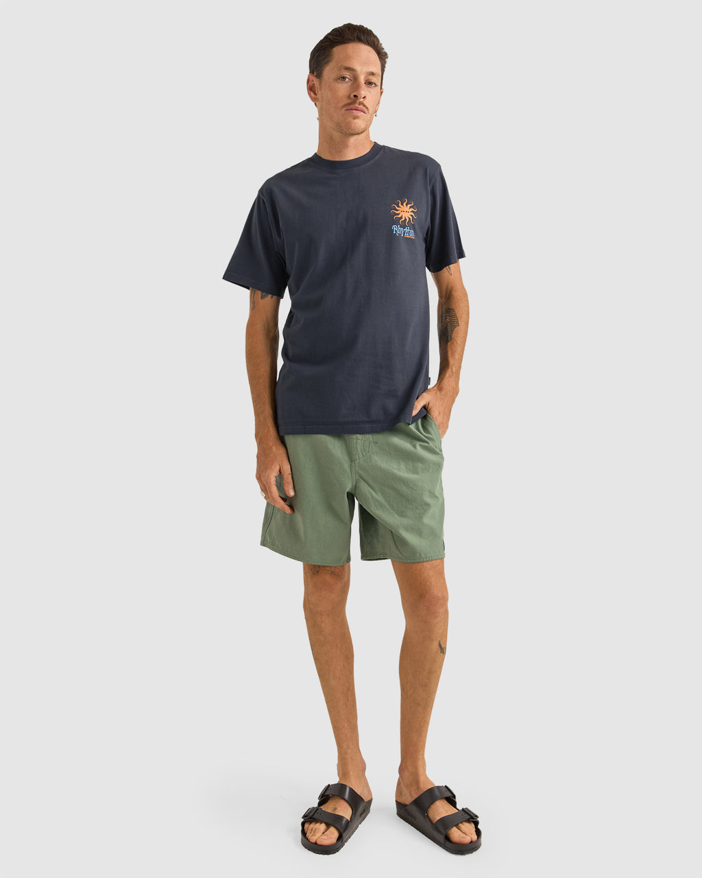 Mens Sun Vintage T-Shirt