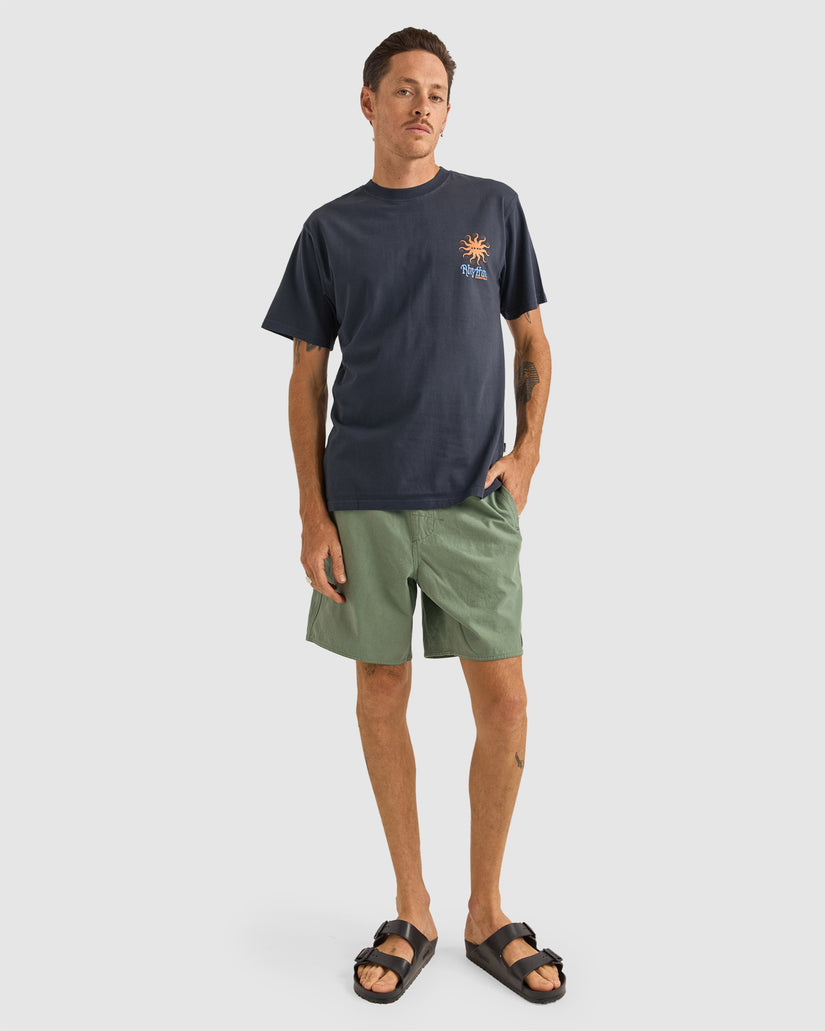Mens Sun Vintage T-Shirt