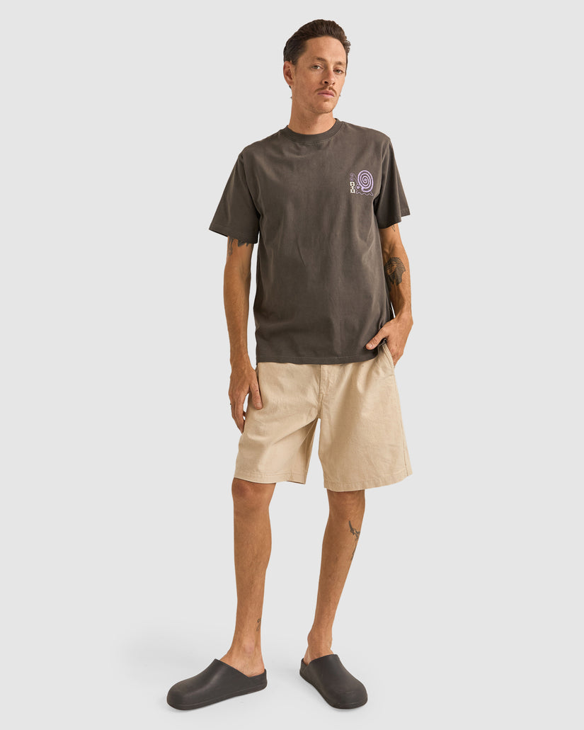 Mens Snail Vintage T-Shirt