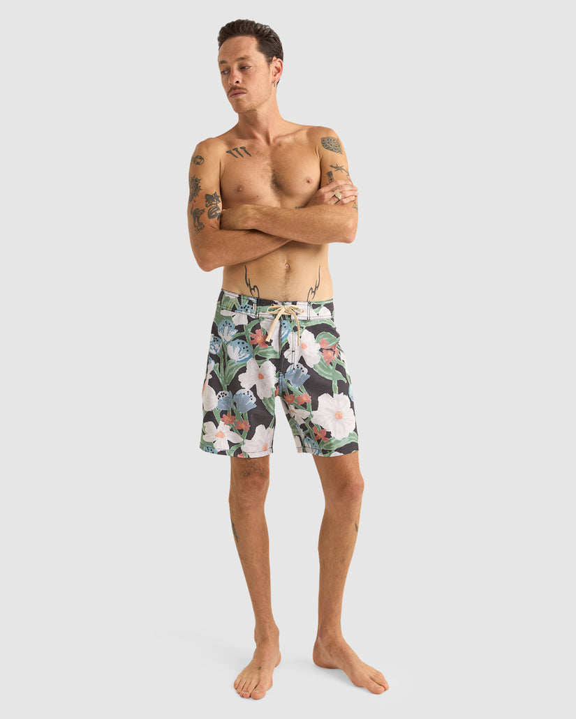 Buy MENS LOST ORCHID TRUNK BOARDSHORTS by Rhythm Surf Dive 'n Ski
