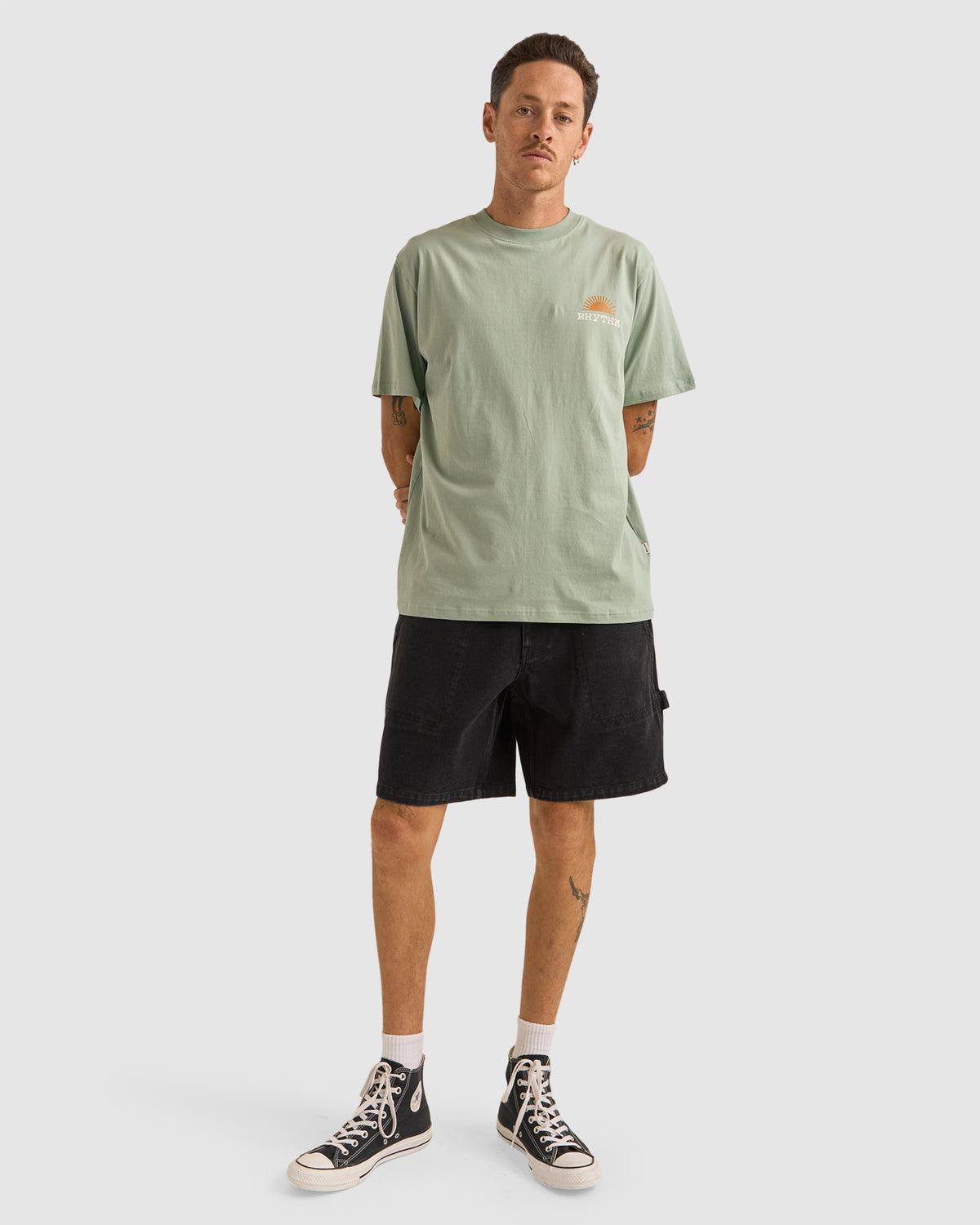 MENS CARPENTER DENIM SHORTS