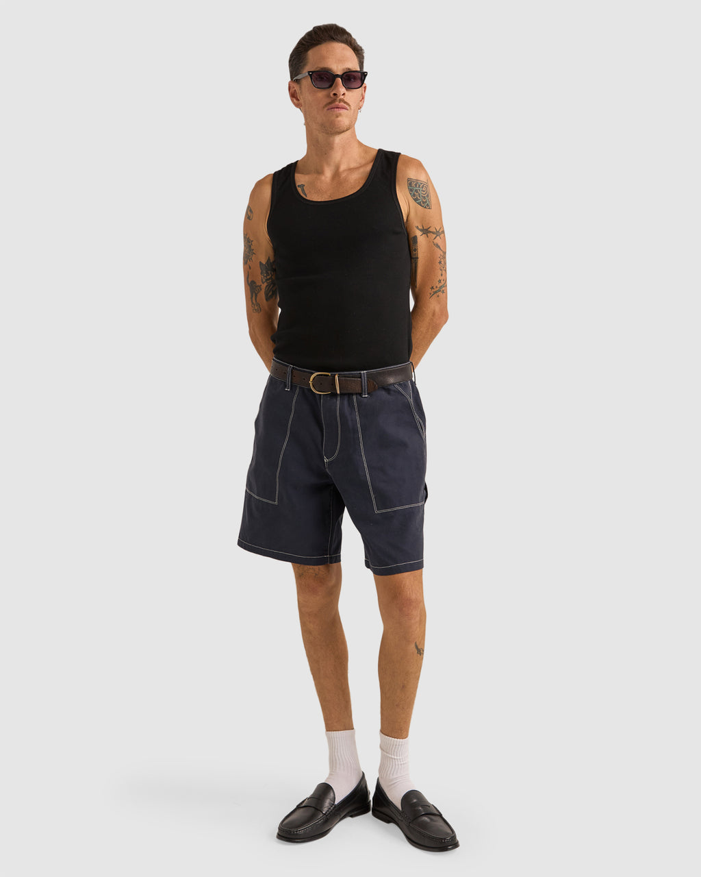 MENS CARPENTER CANVAS SHORTS