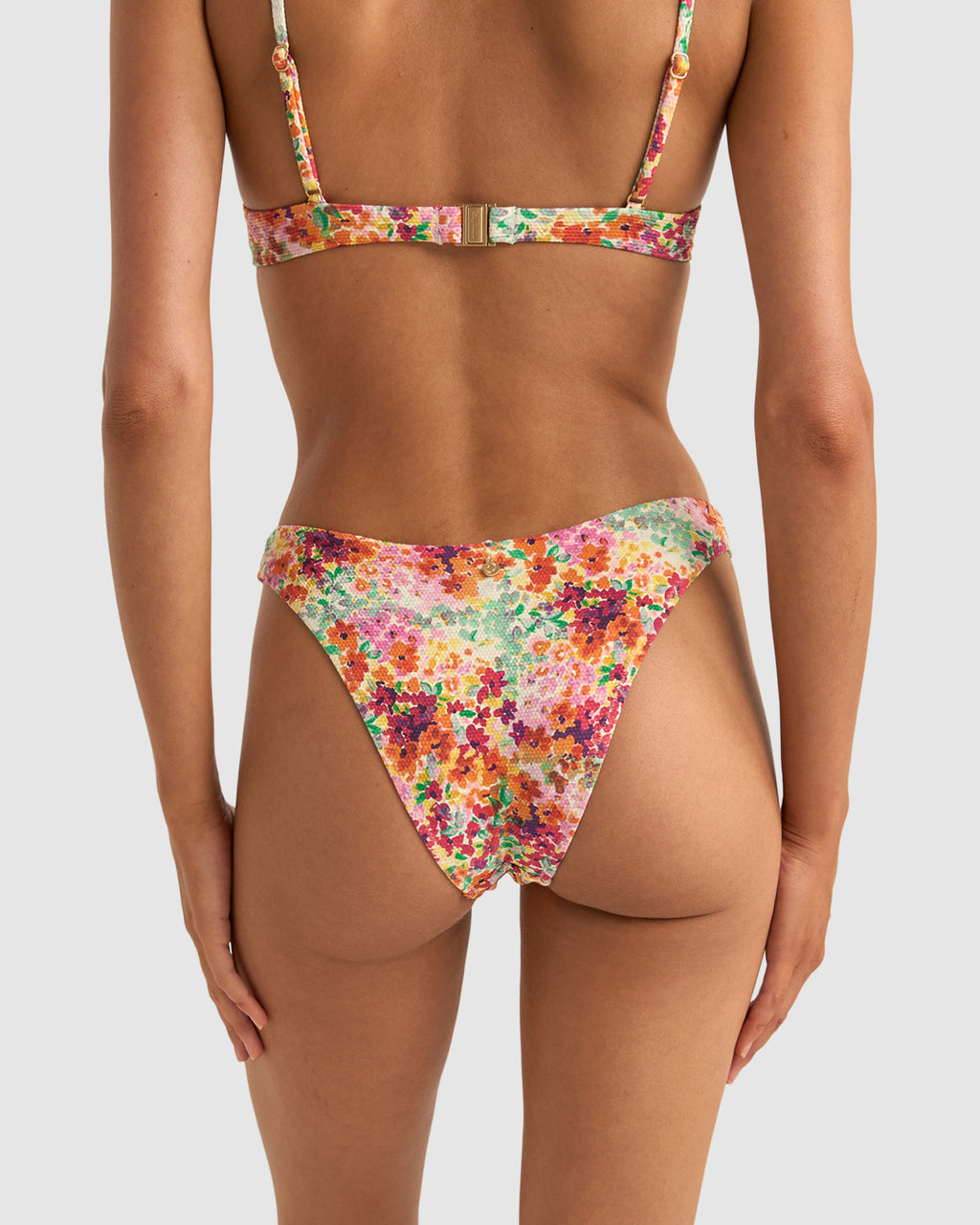 WOMENS SIERRA FLORAL HI CUT BIKINI BOTTOM