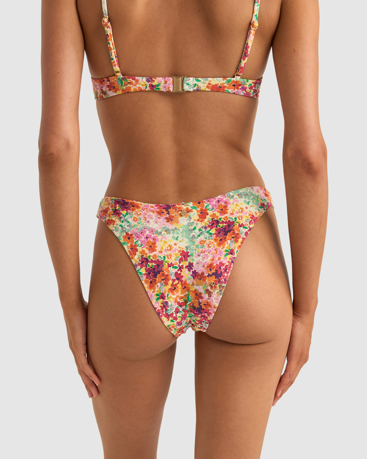WOMENS SIERRA FLORAL HI CUT BIKINI BOTTOM