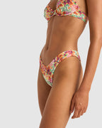 WOMENS SIERRA FLORAL HI CUT BIKINI BOTTOM