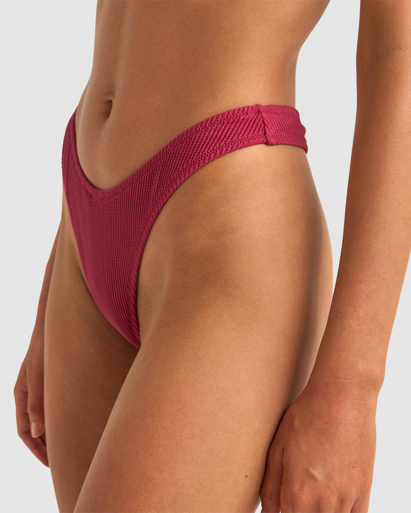 WOMENS ISLA RIB SKIMPY BIKINI BOTTOMS