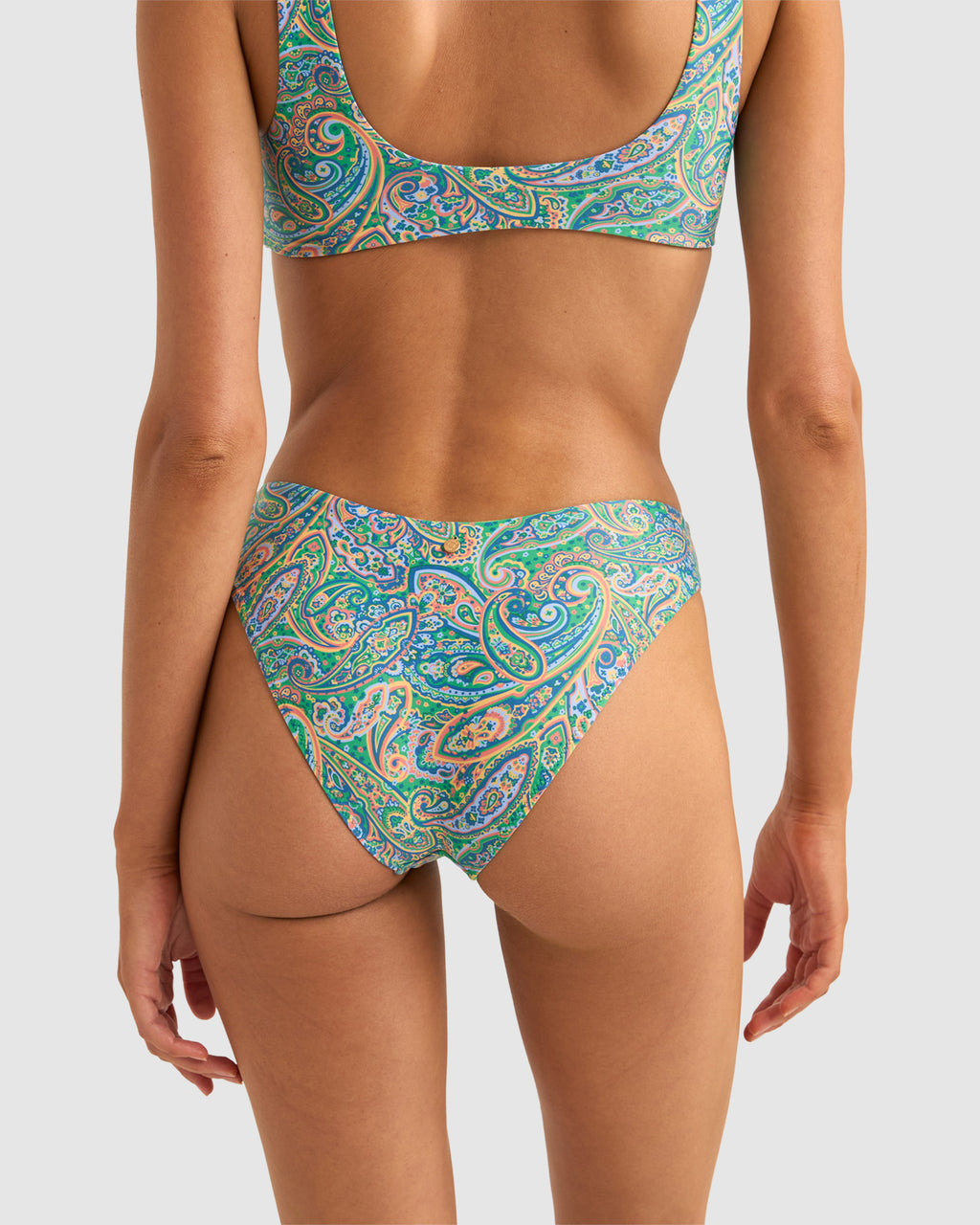 WOMENS CABO PAISLEY HOLIDAY BIKINI BOTTOM