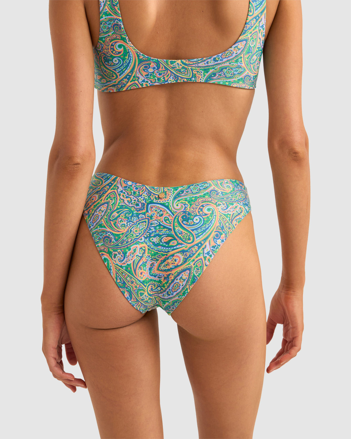 WOMENS CABO PAISLEY HOLIDAY BIKINI BOTTOM
