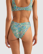 WOMENS CABO PAISLEY HOLIDAY BIKINI BOTTOM