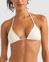 WOMENS BRIGHTON EYELET SLIDE TRI BIKINI TOP