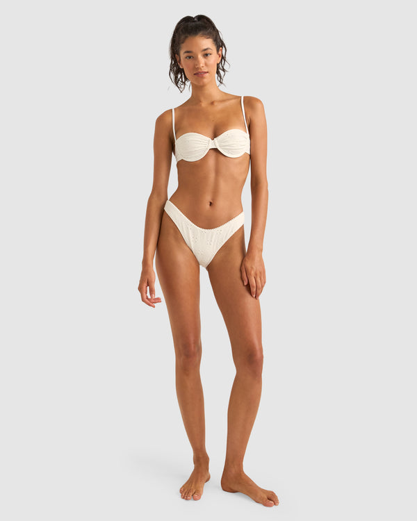 WOMENS BRIGHTON EYELET PICO UNDERWIRE BIKINI TOP