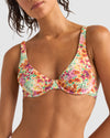 WOMENS SIERRA FLORAL UNDERWIRE BIKINI TOP