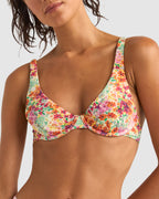 WOMENS SIERRA FLORAL UNDERWIRE BIKINI TOP