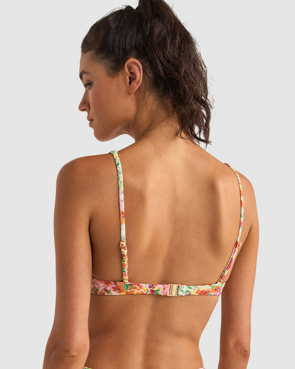 WOMENS SIERRA FLORAL UNDERWIRE BIKINI TOP