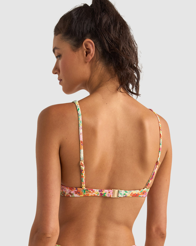 WOMENS SIERRA FLORAL UNDERWIRE BIKINI TOP