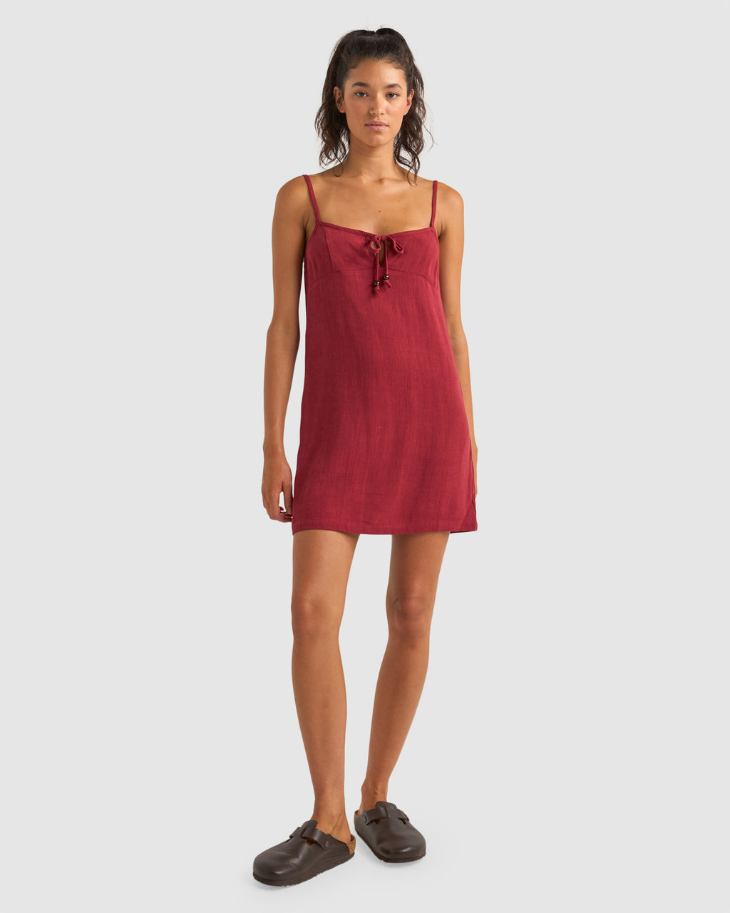 WOMENS SEACOAST KEYHOLE SLIP DRESS