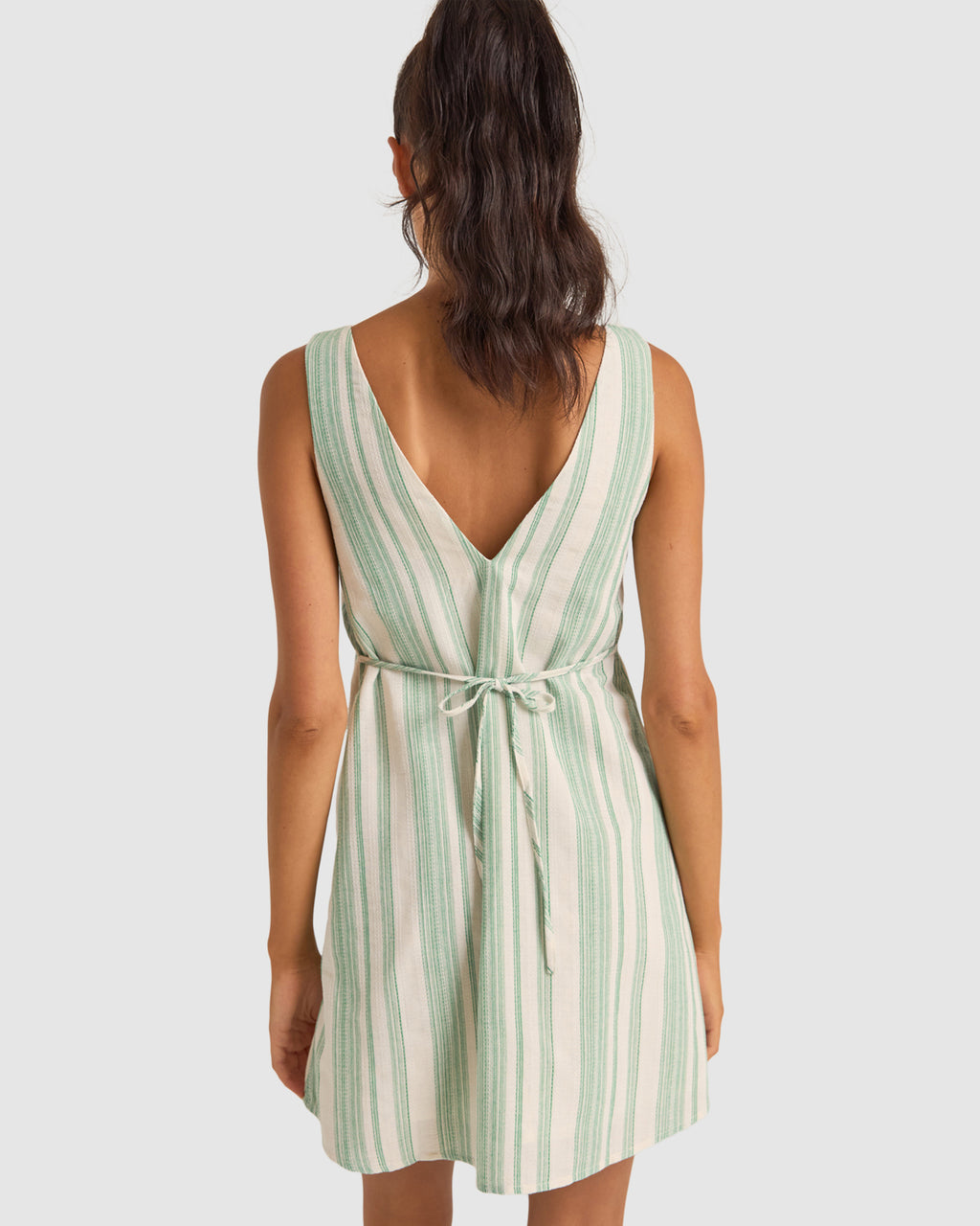 WOMENS DINERO STRIPE MINI DRESS