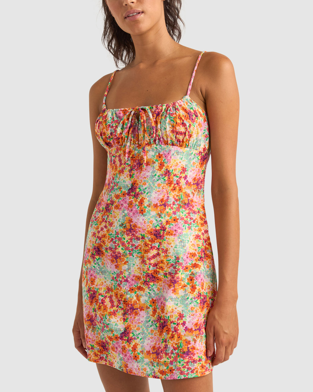 WOMENS SIERRA FLORAL MINI DRESS