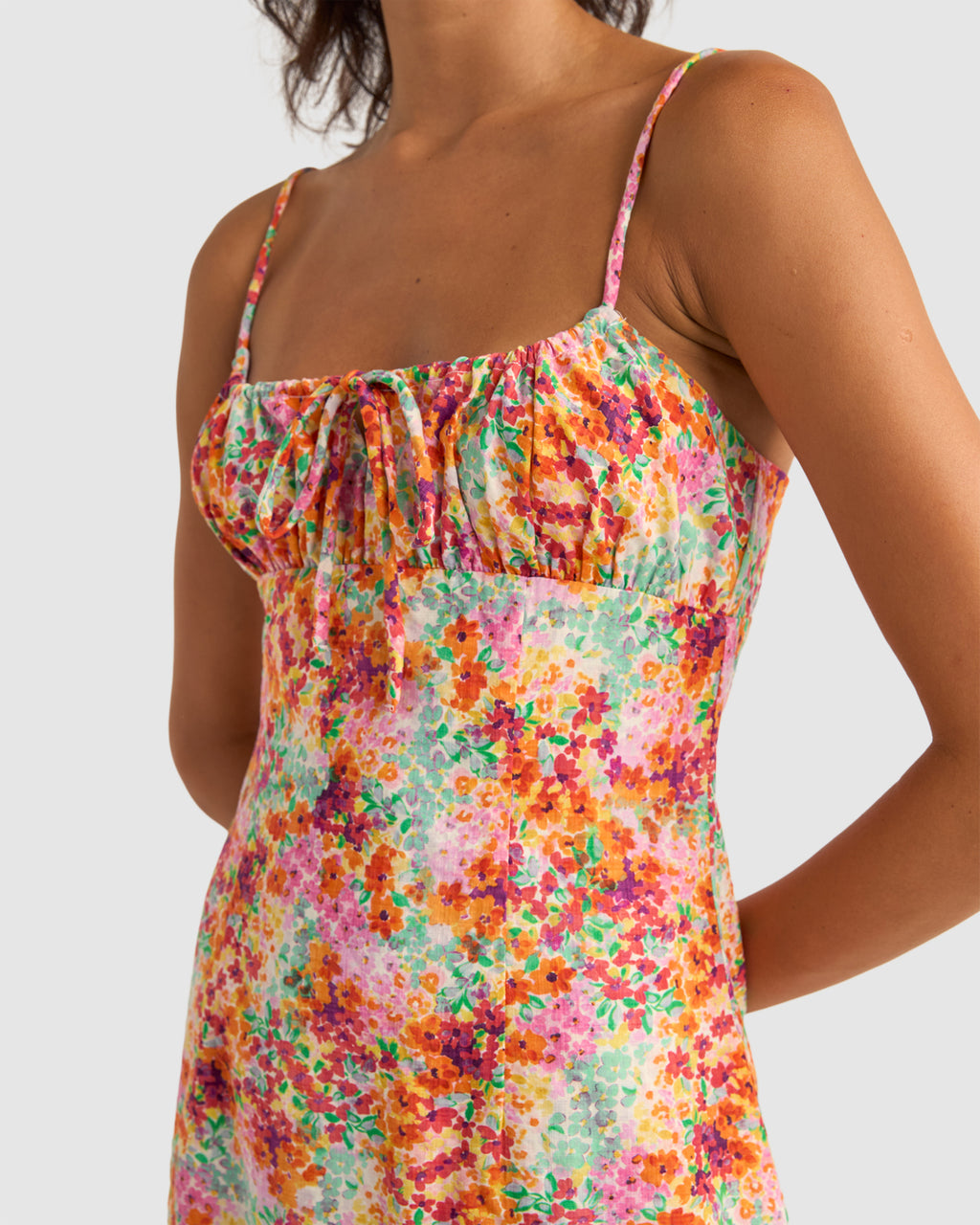 WOMENS SIERRA FLORAL MINI DRESS