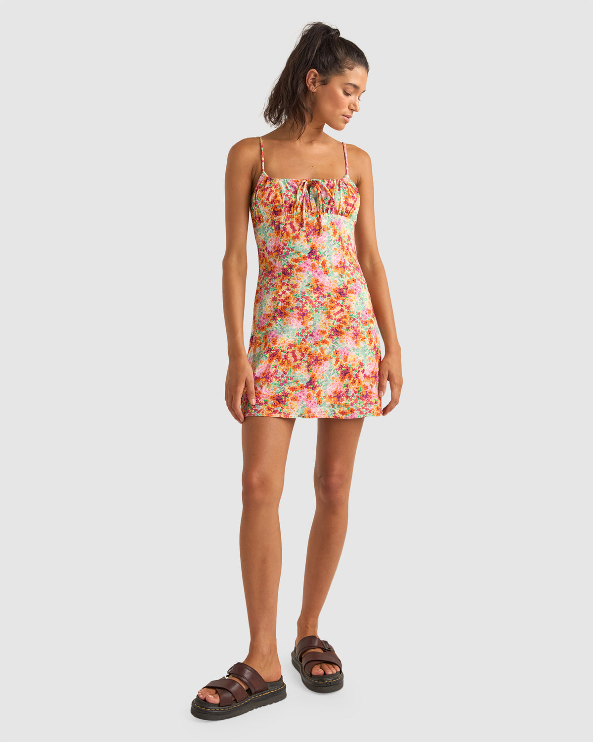 WOMENS SIERRA FLORAL MINI DRESS