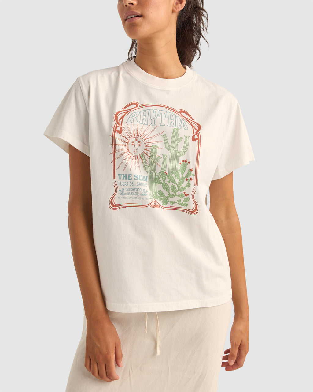 WOMENS DEL CAMINO BAND T-SHIRT