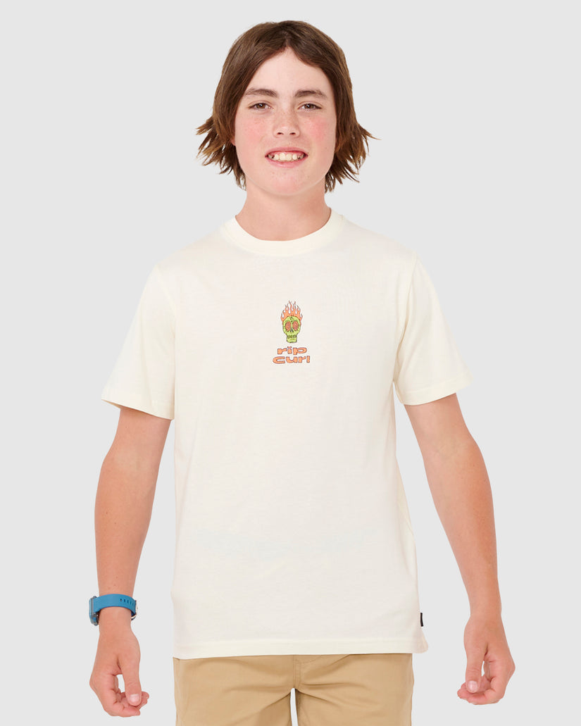 BOYS 8-16 COSMIC SKULL T-SHIRT