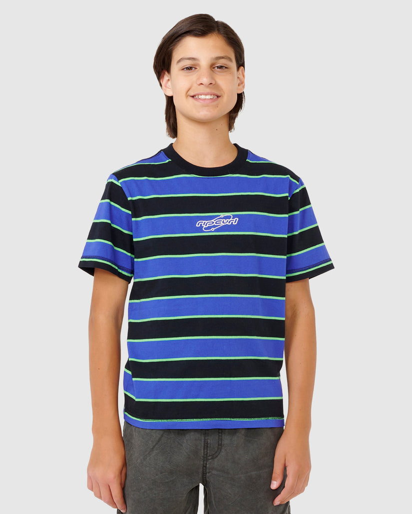BOYS 8-16 ARCHIVE STRIPE T-SHIRT