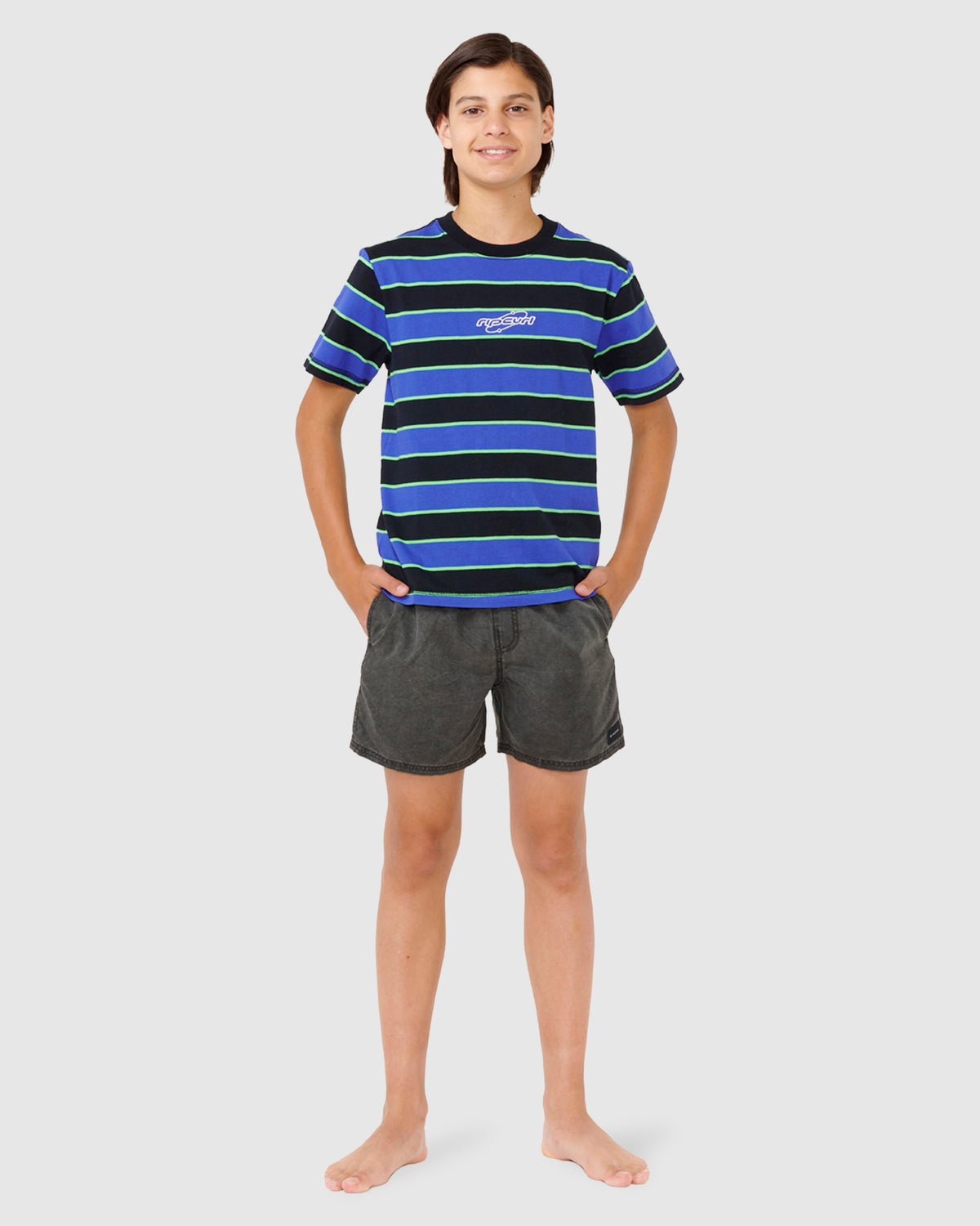 BOYS 8-16 ARCHIVE STRIPE T-SHIRT