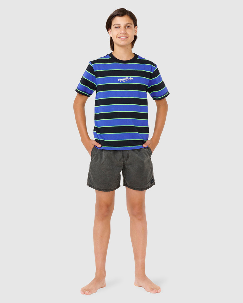 BOYS 8-16 ARCHIVE STRIPE T-SHIRT